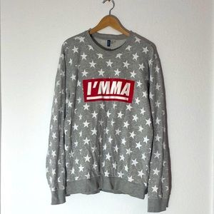 DIVIDED H&M “I’MMA star”sweatshirt.
